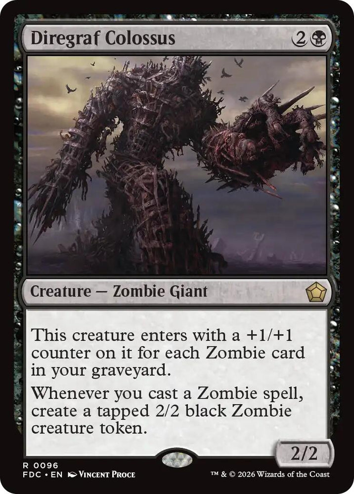 Image for Diregraf Colossus (96) (Commander: Foundations) (FDC) - Magic: The Gathering