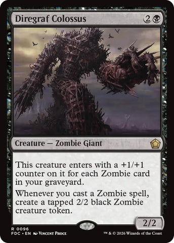 Image for Diregraf Colossus (96) (Commander: Foundations) (FDC) - Magic: The Gathering