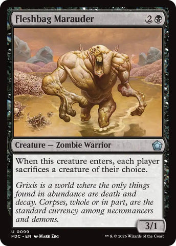 Image for Fleshbag Marauder (99) (Commander: Foundations) (FDC) - Magic: The Gathering