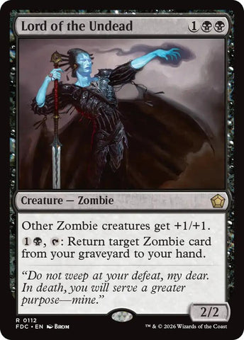 Image for Lord of the Undead (112) (Commander: Foundations) (FDC) - Magic: The Gathering