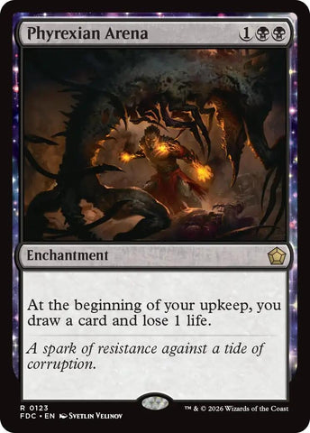 Image for Phyrexian Arena (123) (Commander: Foundations) (FDC) - Magic: The Gathering