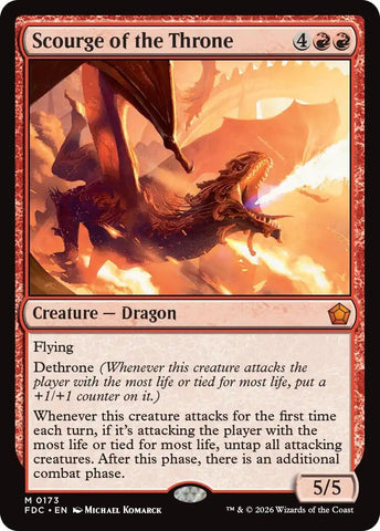 Image for Scourge of the Throne (173) (Commander: Foundations) (FDC) - Magic: The Gathering
