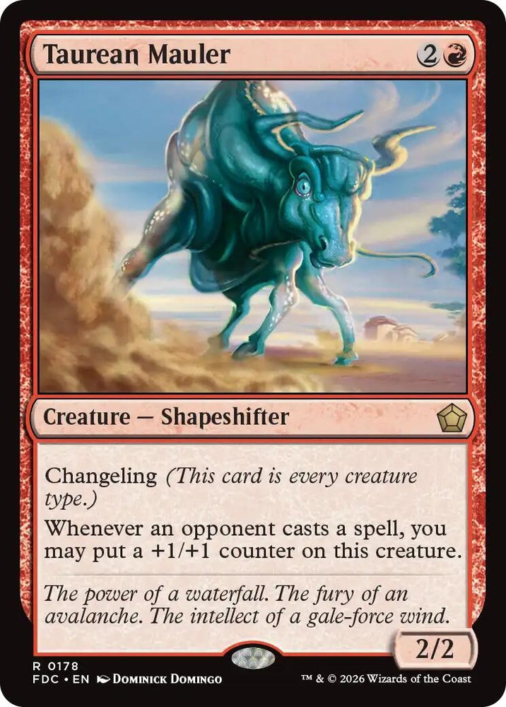 Image for Taurean Mauler (178) (Commander: Foundations) (FDC) - Magic: The Gathering