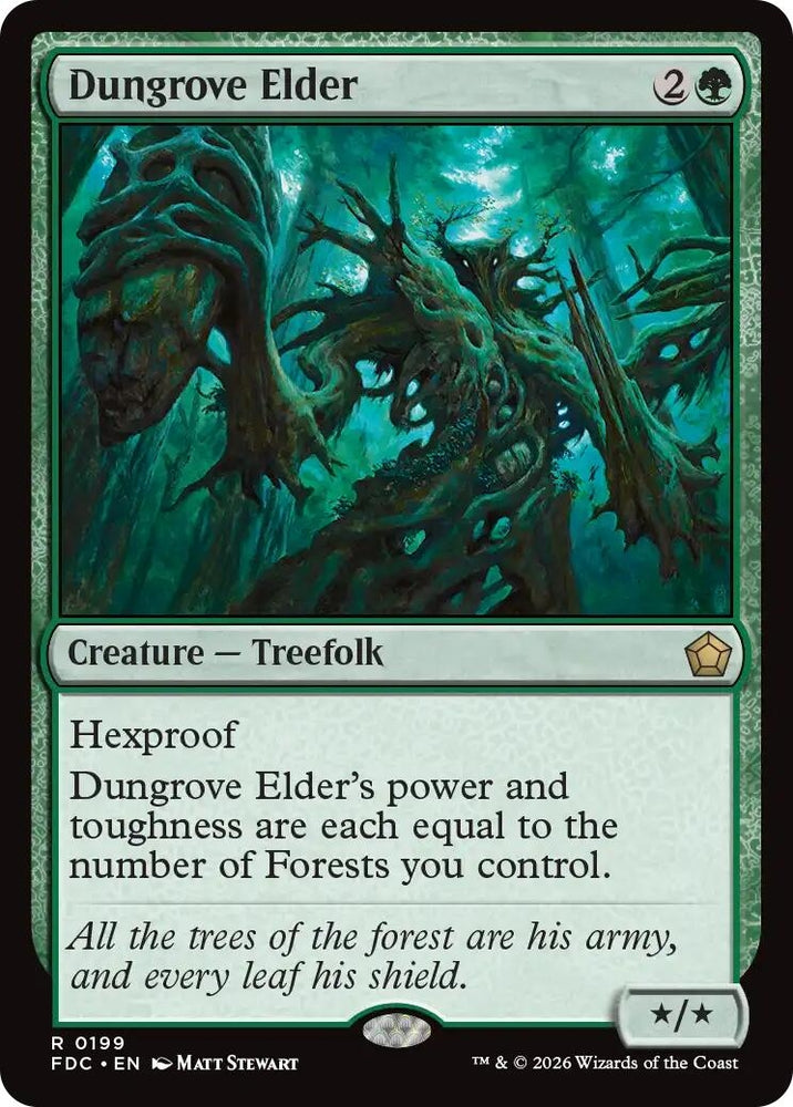 Image for Dungrove Elder (199) (Commander: Foundations) (FDC) - Magic: The Gathering