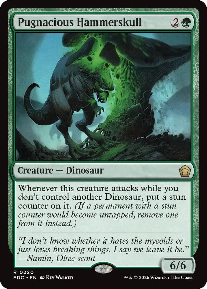 Image for Pugnacious Hammerskull (220) (Commander: Foundations) (FDC) - Magic: The Gathering