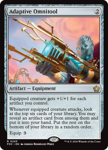 Image for Adaptive Omnitool (243) (Commander: Foundations) (FDC) - Magic: The Gathering