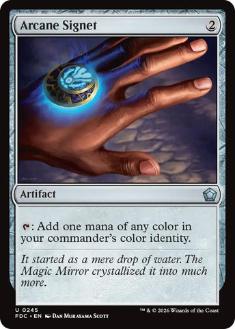 Image for Arcane Signet (0245) (245) (Commander: Foundations) (FDC) - Magic: The Gathering