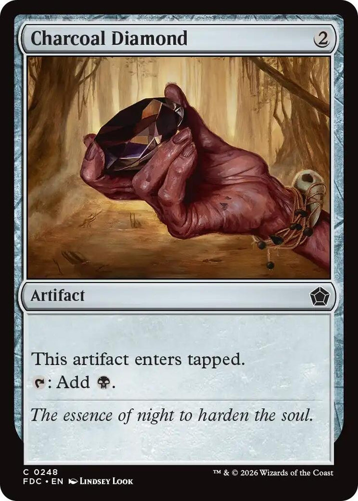 Image for Charcoal Diamond (248) (Commander: Foundations) (FDC) - Magic: The Gathering