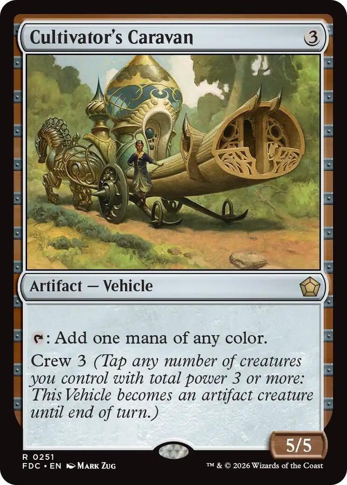 Image for Cultivator's Caravan (251) (Commander: Foundations) (FDC) - Magic: The Gathering