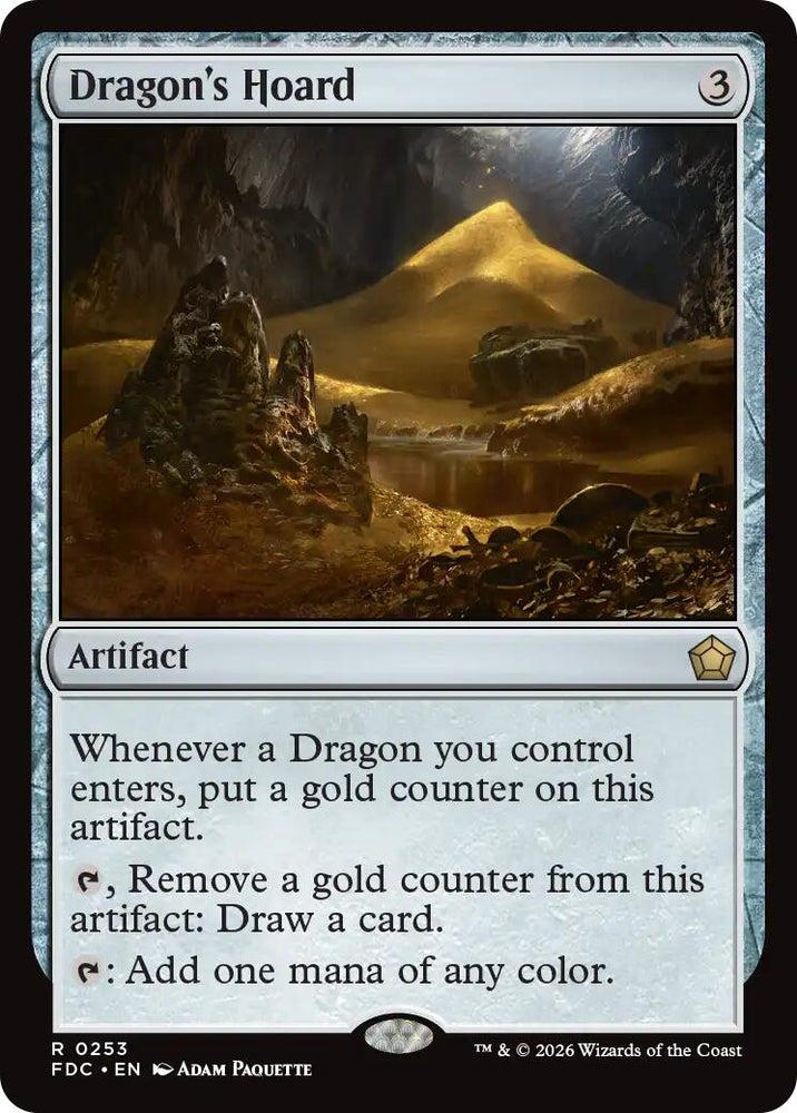 Image for Dragon's Hoard (253) (Commander: Foundations) (FDC) - Magic: The Gathering
