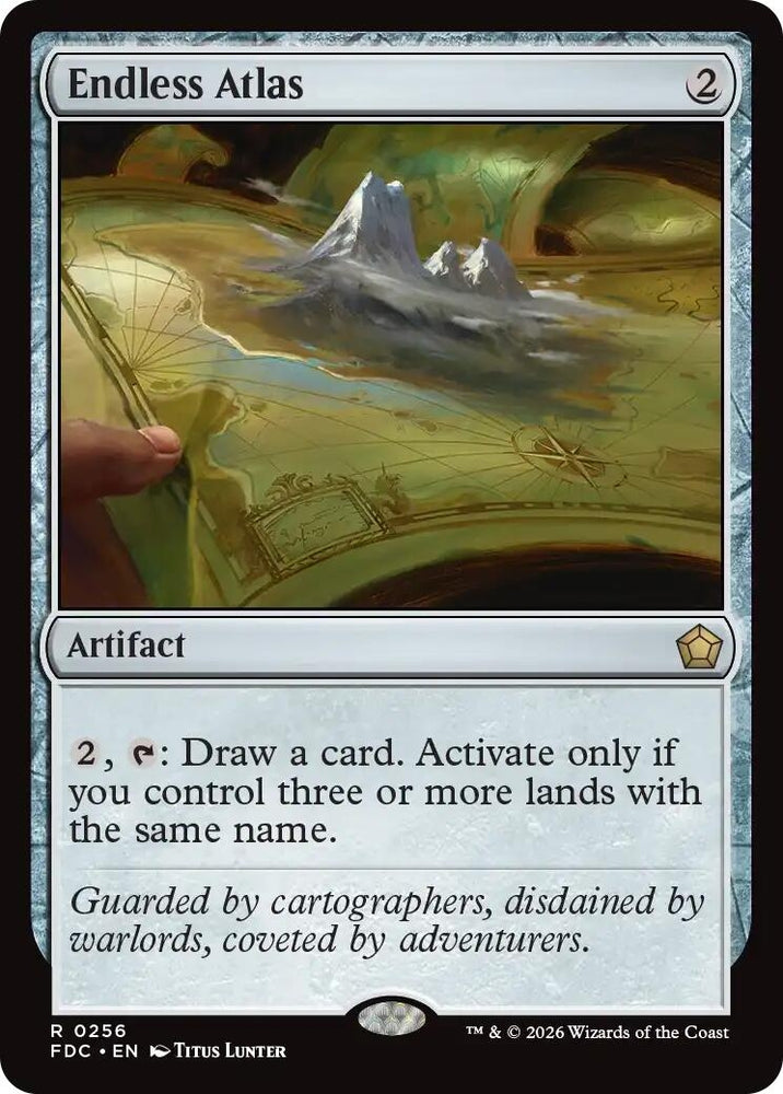 Image for Endless Atlas (256) (Commander: Foundations) (FDC) - Magic: The Gathering