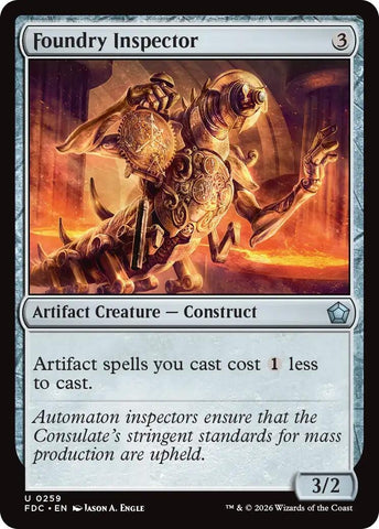 Image for Foundry Inspector (259) (Commander: Foundations) (FDC) - Magic: The Gathering