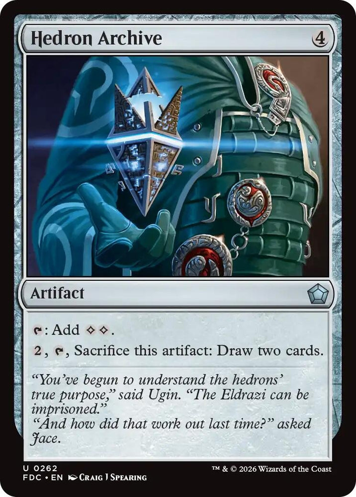 Image for Hedron Archive (262) (Commander: Foundations) (FDC) - Magic: The Gathering