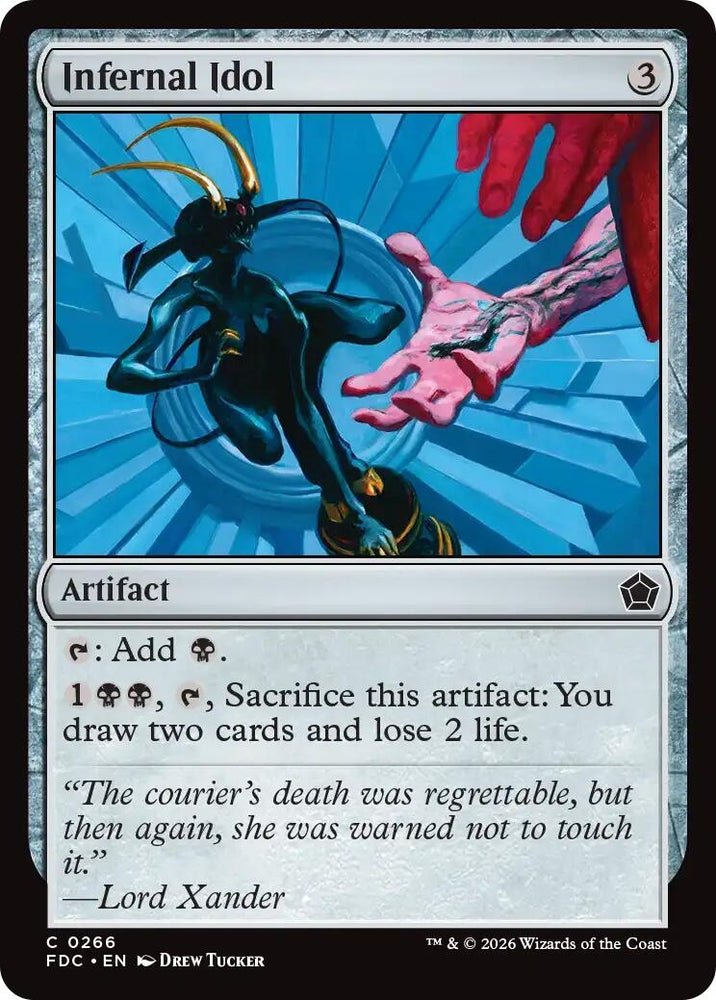 Image for Infernal Idol (266) (Commander: Foundations) (FDC) - Magic: The Gathering