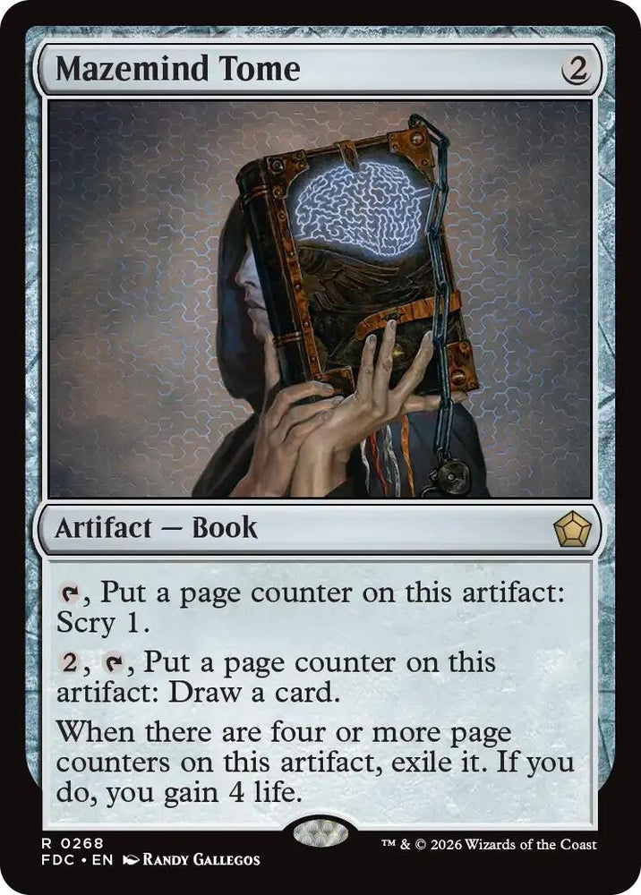 Image for Mazemind Tome (268) (Commander: Foundations) (FDC) - Magic: The Gathering