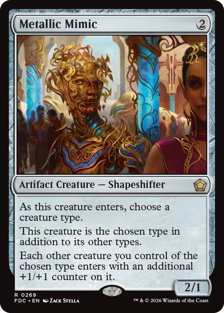 Image for Metallic Mimic (269) (Commander: Foundations) (FDC) - Magic: The Gathering