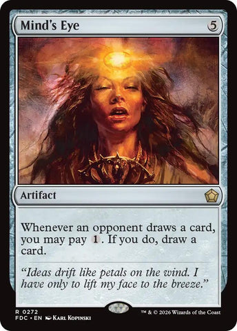 Image for Mind's Eye (272) (Commander: Foundations) (FDC) - Magic: The Gathering