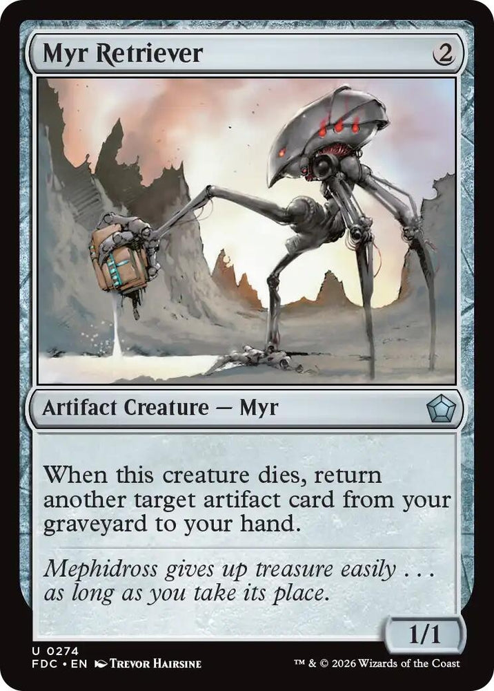 Image for Myr Retriever (274) (Commander: Foundations) (FDC) - Magic: The Gathering