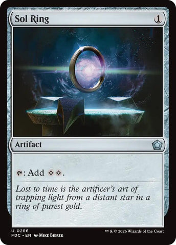 Image for Sol Ring (0286) (286) (Commander: Foundations) (FDC) - Magic: The Gathering