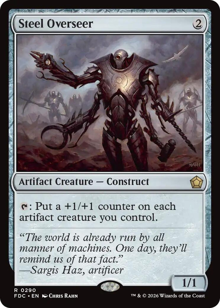 Image for Steel Overseer (290) (Commander: Foundations) (FDC) - Magic: The Gathering