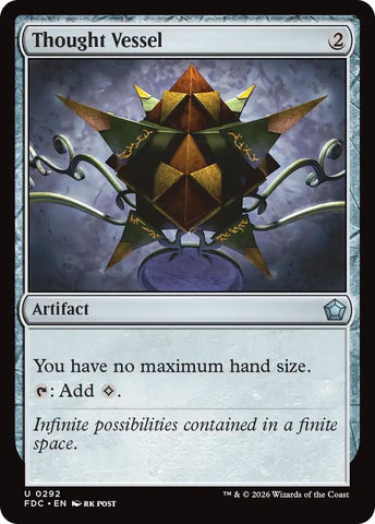 Image for Thought Vessel (292) (Commander: Foundations) (FDC) - Magic: The Gathering