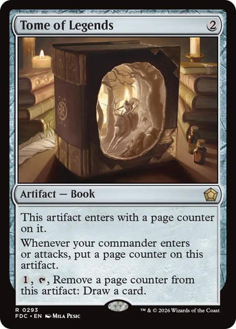 Image for Tome of Legends (293) (Commander: Foundations) (FDC) - Magic: The Gathering