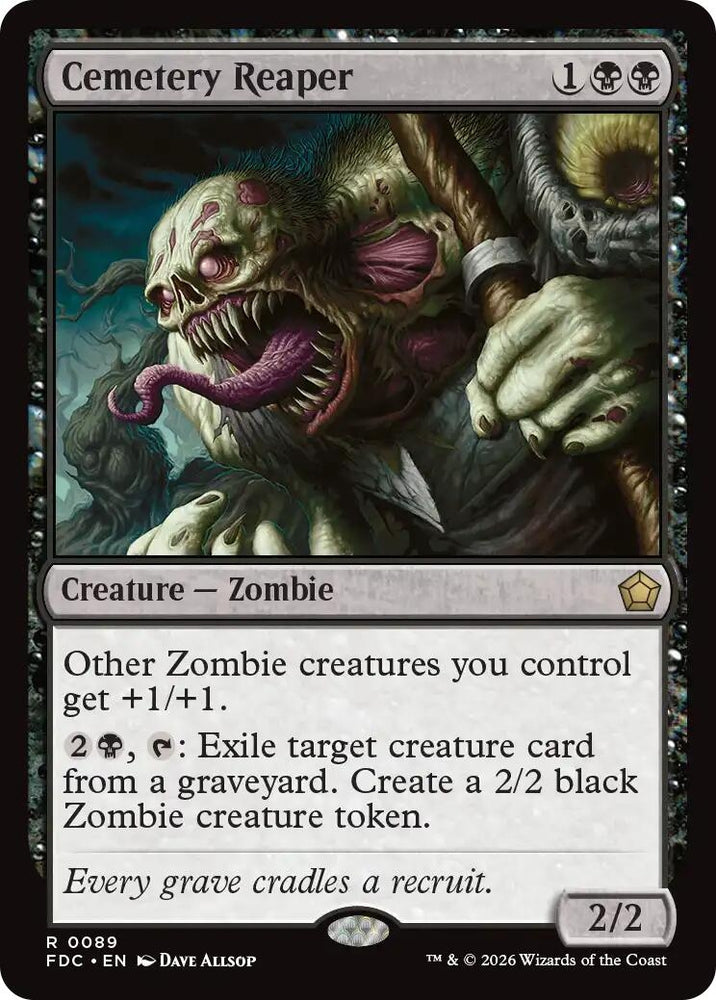 Image for Cemetery Reaper (89) (Commander: Foundations) (FDC) - Magic: The Gathering