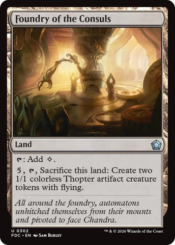 Image for Foundry of the Consuls (302) (Commander: Foundations) (FDC) - Magic: The Gathering