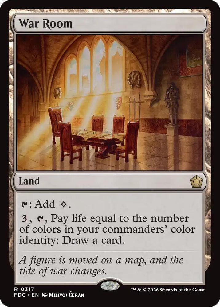 Image for War Room (317) (Commander: Foundations) (FDC) - Magic: The Gathering