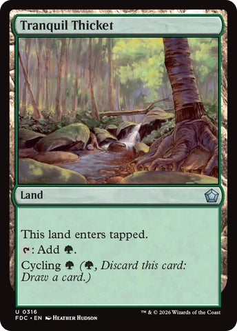 Image for Tranquil Thicket (316) (Commander: Foundations) (FDC) - Magic: The Gathering
