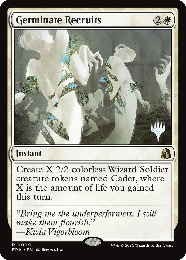 Image for Germinate Recruits (9) (Promo Pack: Reality Fracture) (PPFRA) - Magic: The Gathering