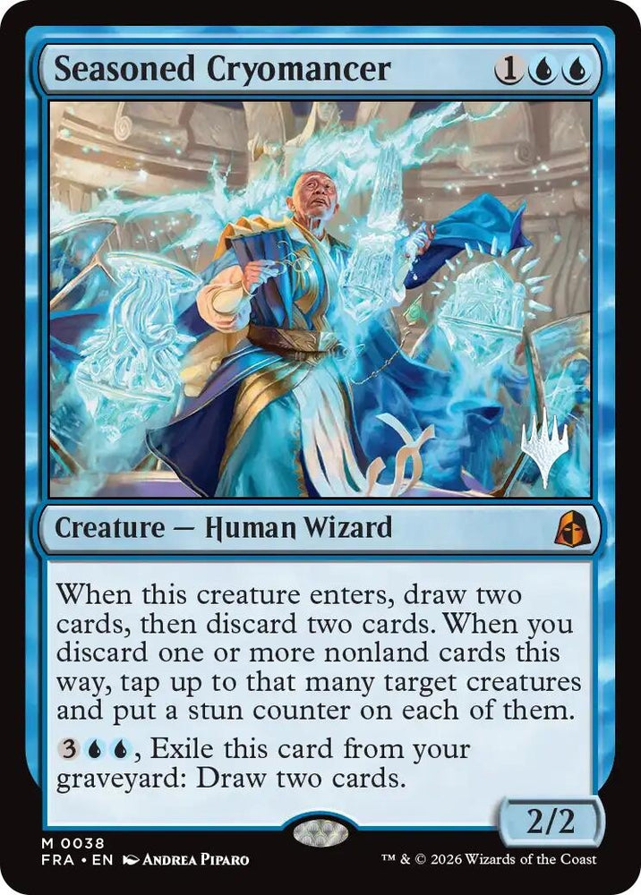 Image for Seasoned Cryomancer (38) (Promo Pack: Reality Fracture) (PPFRA) - Magic: The Gathering