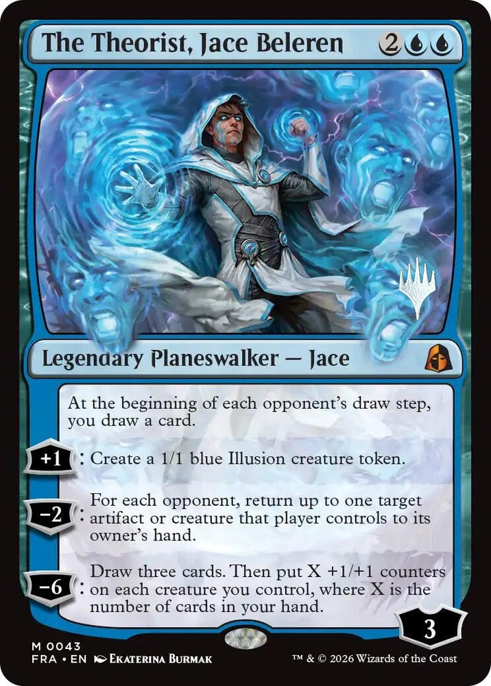Image for The Theorist, Jace Beleren (43) (Promo Pack: Reality Fracture) (PPFRA) - Magic: The Gathering