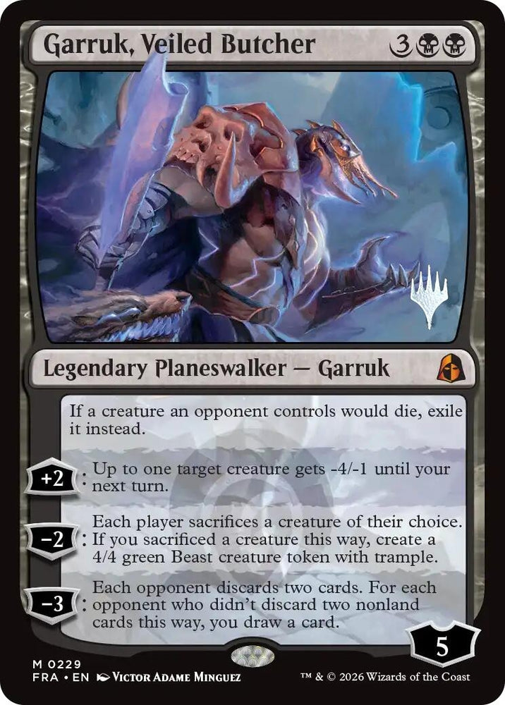Image for Garruk, Veiled Butcher (229) (Promo Pack: Reality Fracture) (PPFRA) - Magic: The Gathering