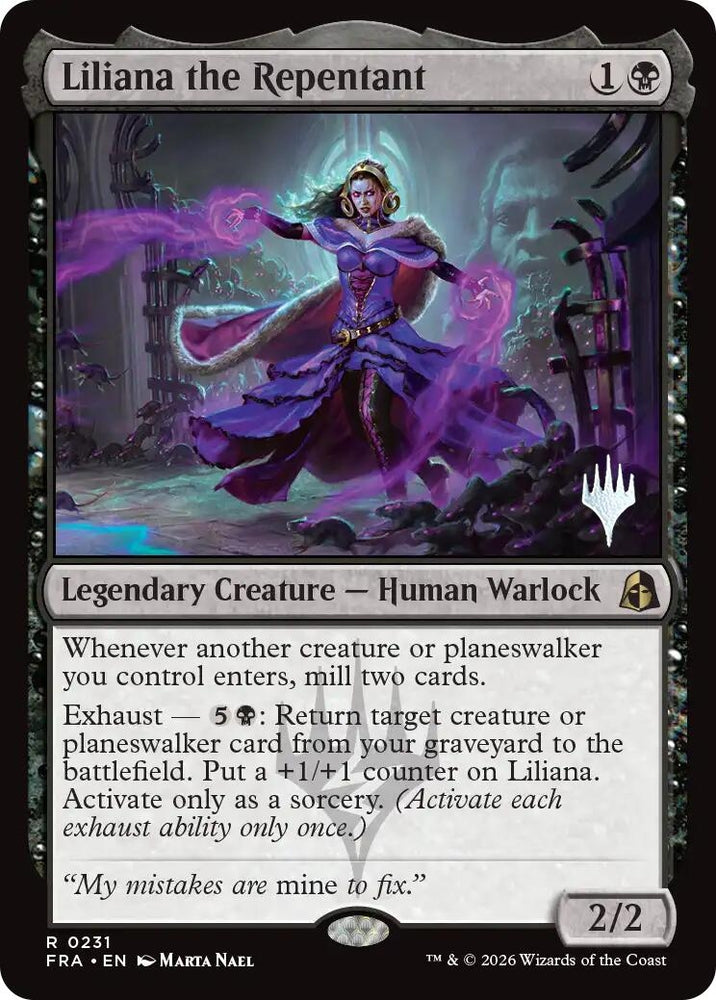 Image for Liliana the Repentant (231) (Promo Pack: Reality Fracture) (PPFRA) - Magic: The Gathering