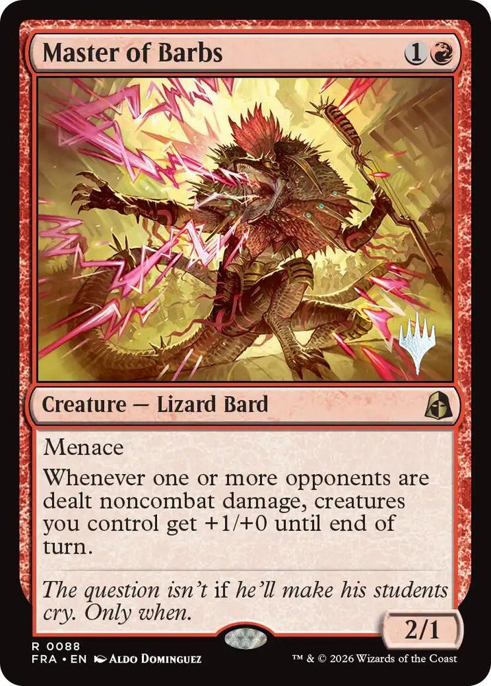Image for Master of Barbs (88) (Promo Pack: Reality Fracture) (PPFRA) - Magic: The Gathering