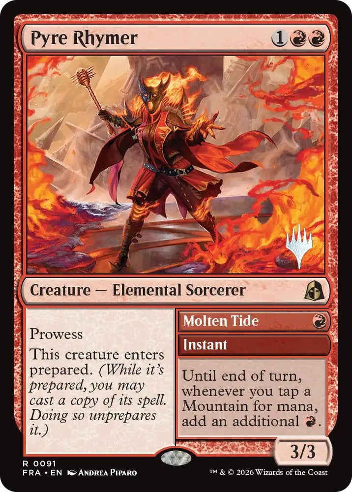 Image for Pyre Rhymer (91) (Promo Pack: Reality Fracture) (PPFRA) - Magic: The Gathering
