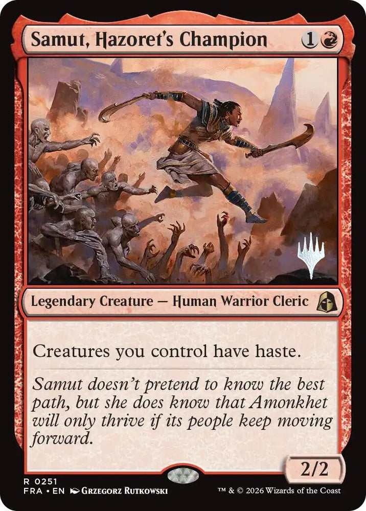 Image for Samut, Hazoret's Champion (251) (Promo Pack: Reality Fracture) (PPFRA) - Magic: The Gathering