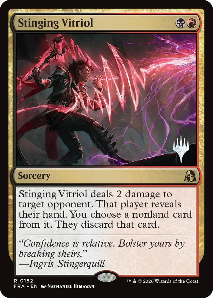 Image for Stinging Vitriol (152) (Promo Pack: Reality Fracture) (PPFRA) - Magic: The Gathering