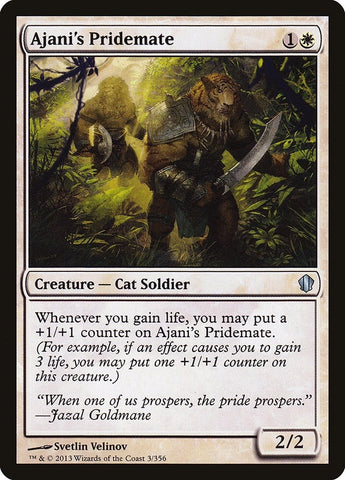 Image for Ajani's Pridemate (3) [Commander 2013]