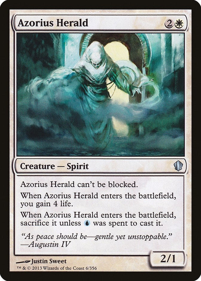 Image for Azorius Herald (6) [Commander 2013]