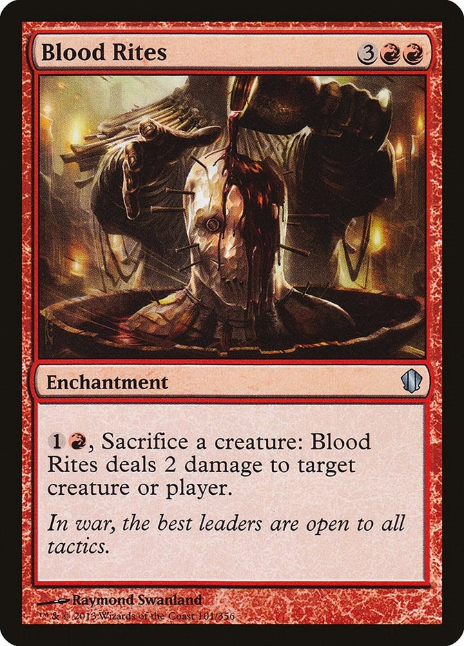 Image for Blood Rites (101) [Commander 2013]