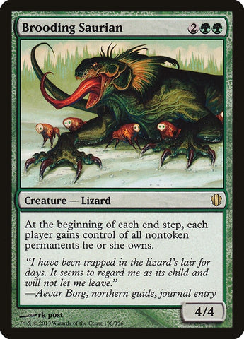Image for Brooding Saurian (138) [Commander 2013]