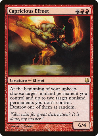Image for Capricious Efreet (102) [Commander 2013]