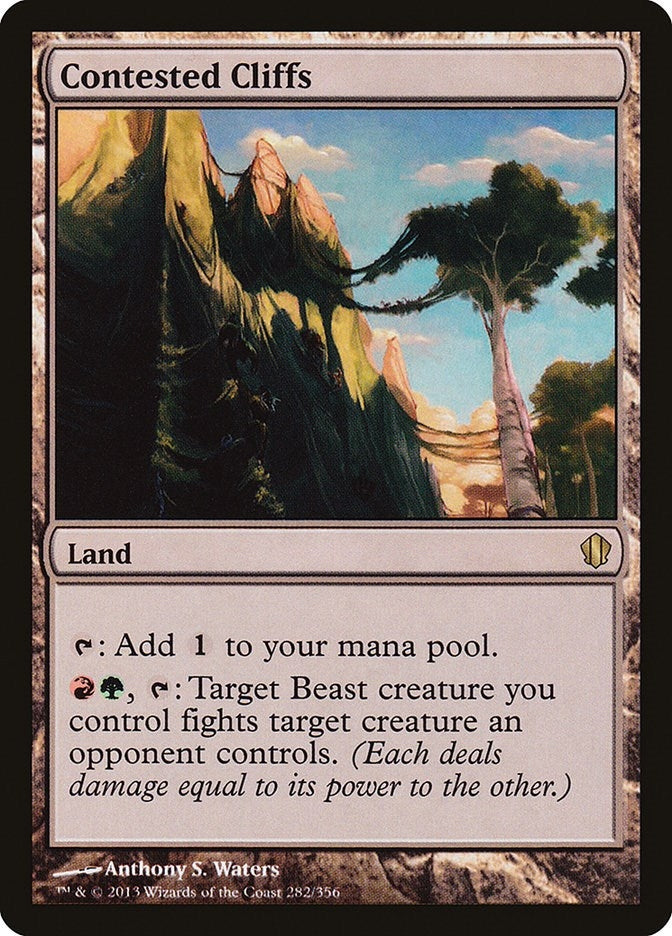 Image for Contested Cliffs (282) [Commander 2013]