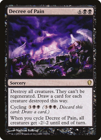 Image for Decree of Pain (72) [Commander 2013]