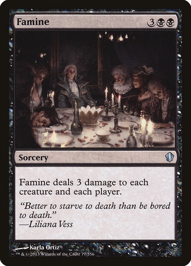 Image for Famine (77) [Commander 2013]