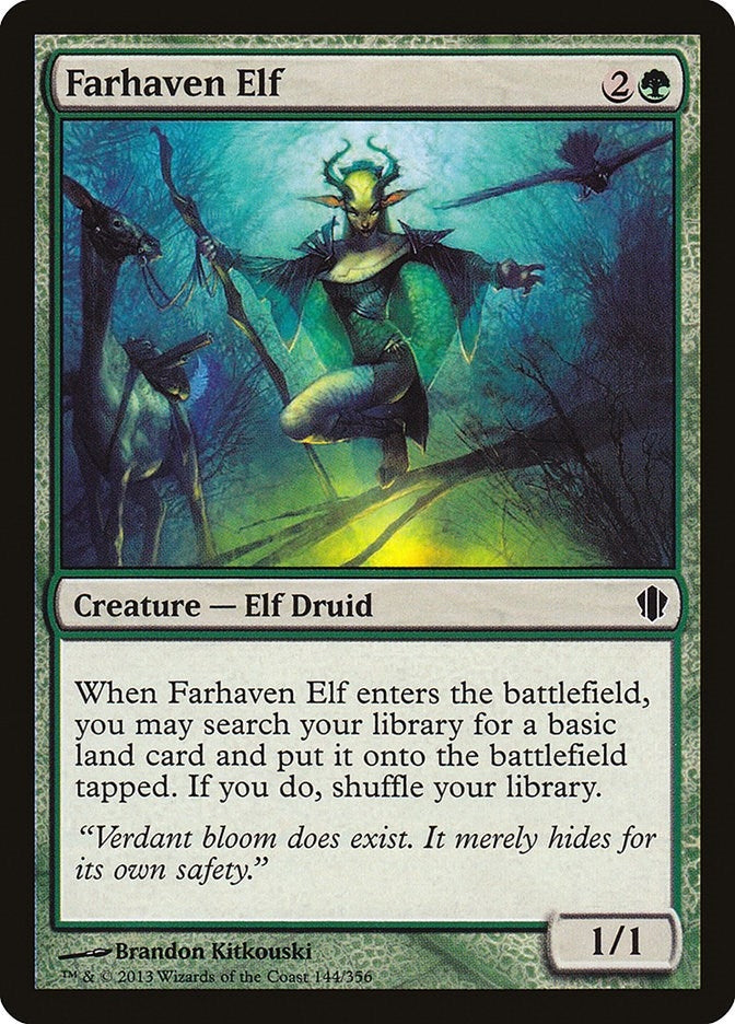 Image for Farhaven Elf (144) [Commander 2013]