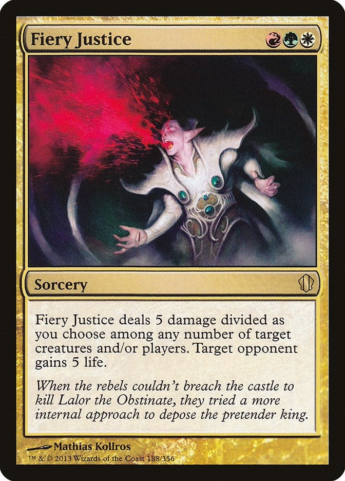 Image for Fiery Justice (188) [Commander 2013]
