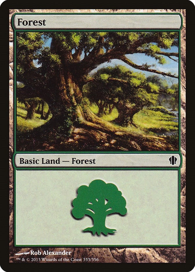 Image for Forest (353) (353) [Commander 2013]